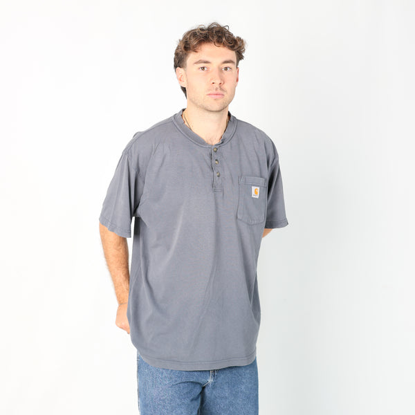 Charcoal Grey 90s Carhartt T-Shirt (L)